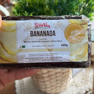 Bananada Zero Açúcar
