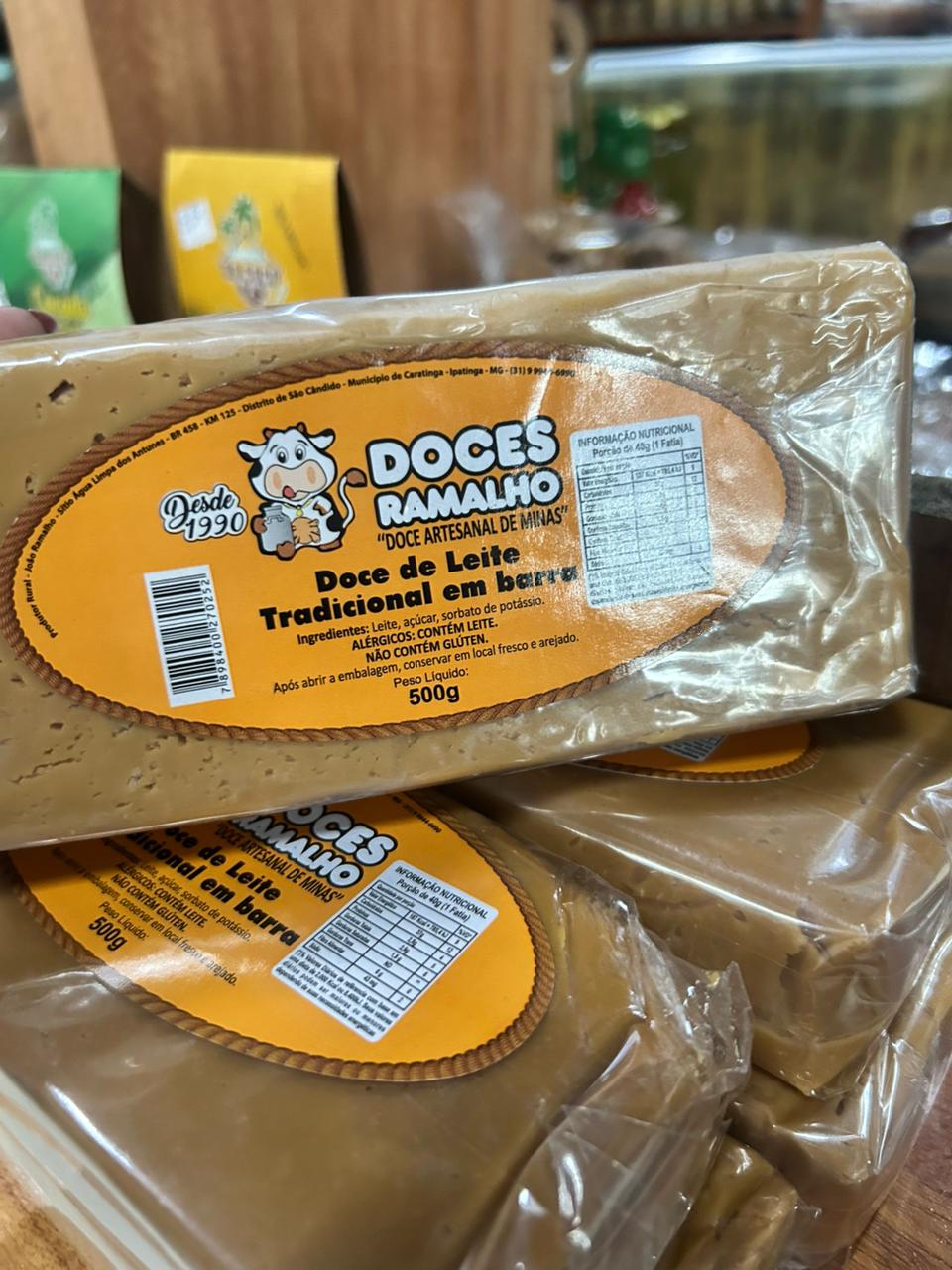 Doce de Leite Tradicional em Barra